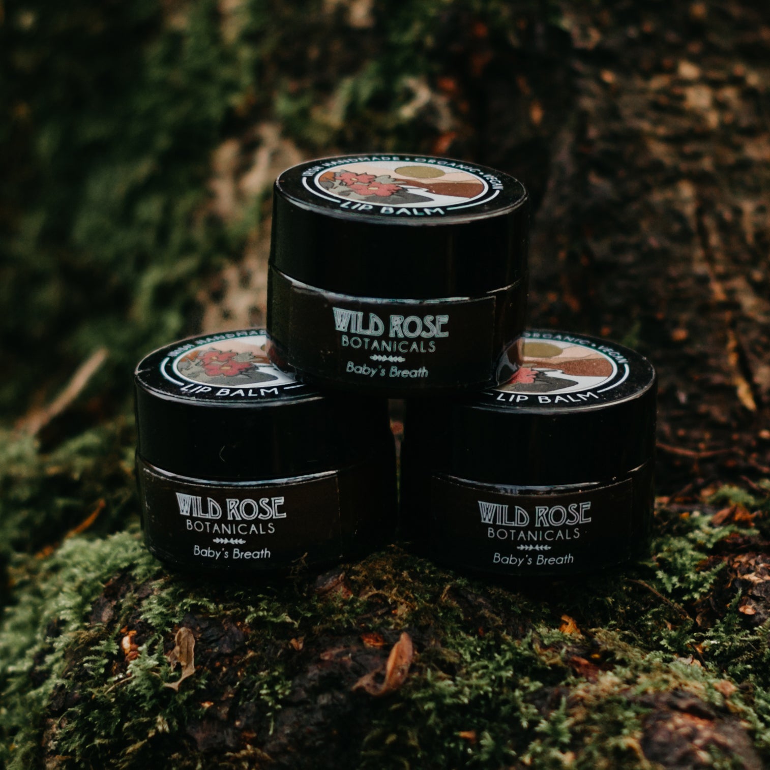 Baby's Breath Lip Balm Jar