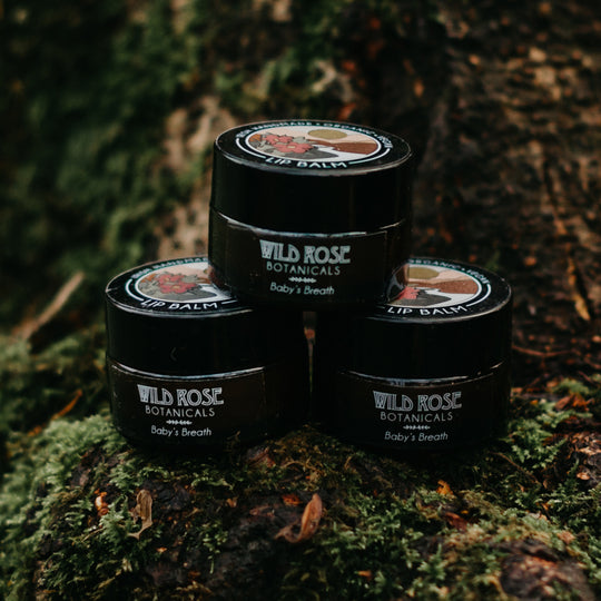 Baby's Breath Lip Balm Jar